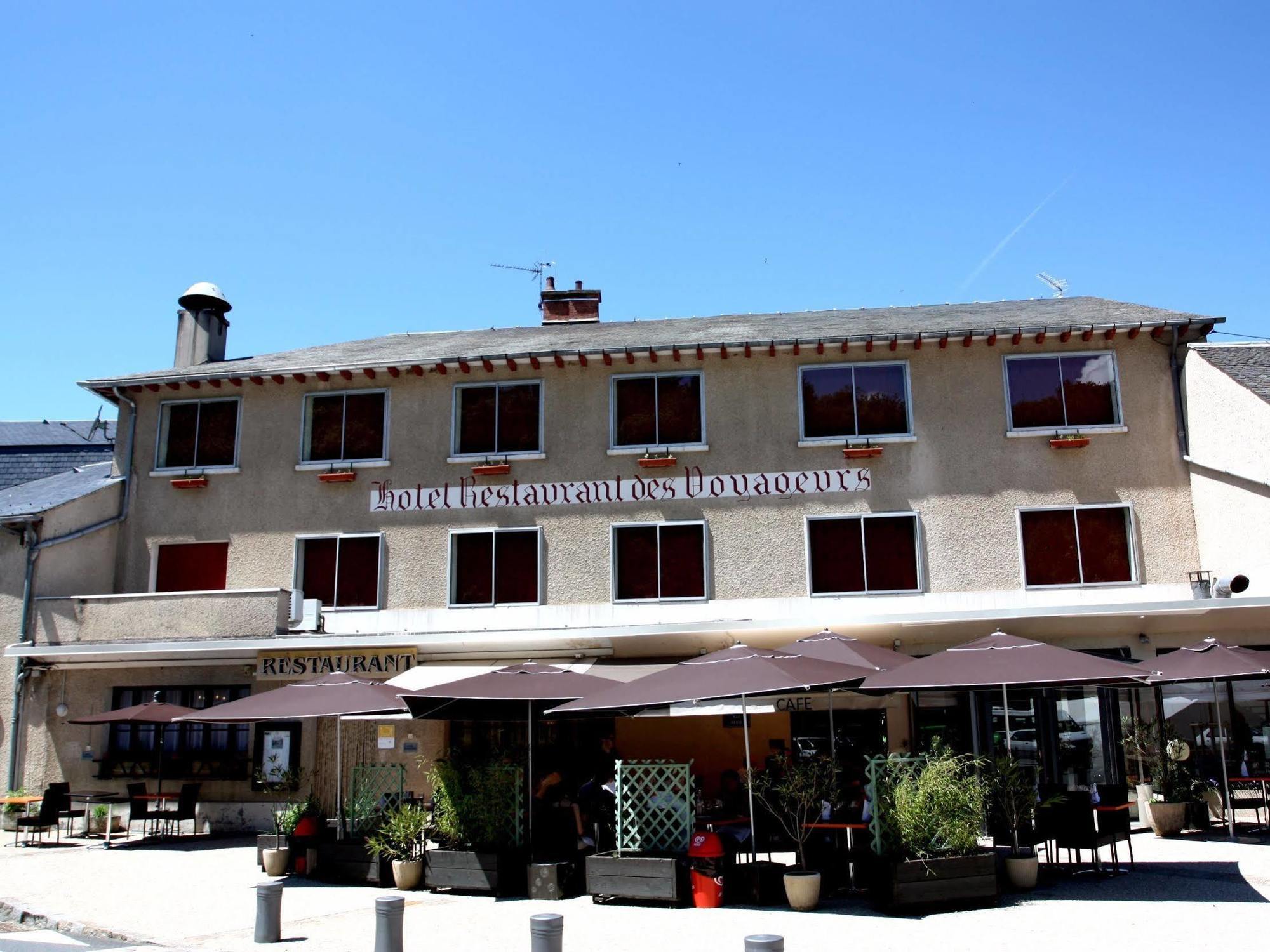 Logis Hotel Restaurant Des Voyageurs Pont-de-Salars Eksteriør billede